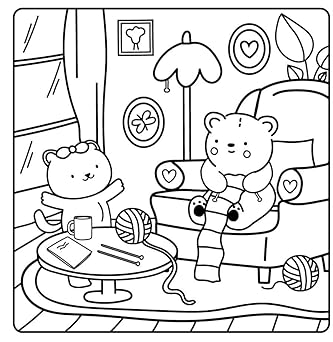 Cosy And Calm Colouring Book