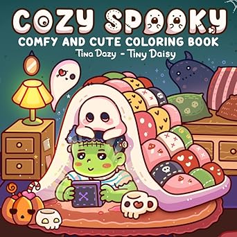 Cozy Spooky Colouring Book