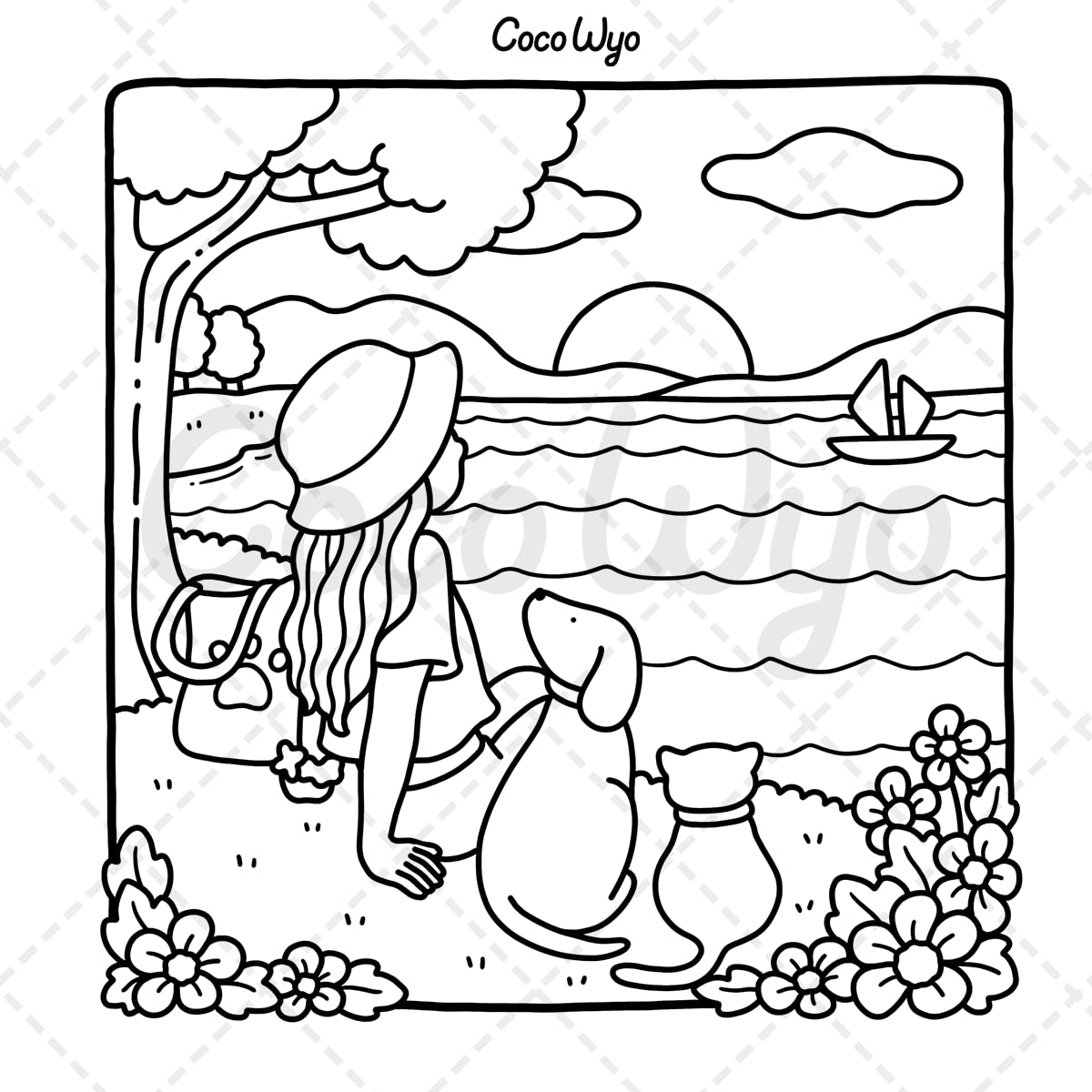 Girl Moments Colouring Book