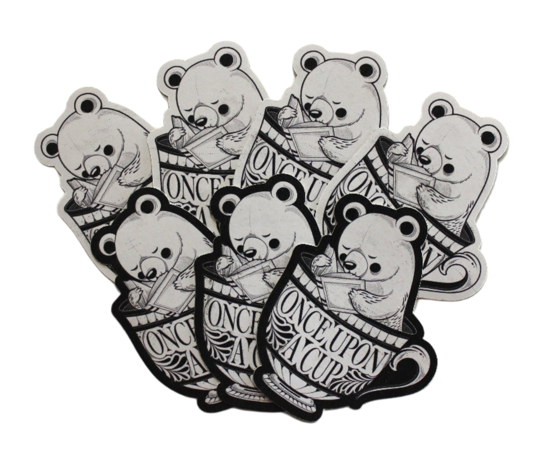 Once Upon A Cup Logo Sticker Pack