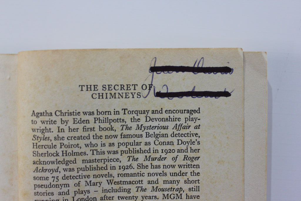 The Secret Of Chimneys (Pan Books)