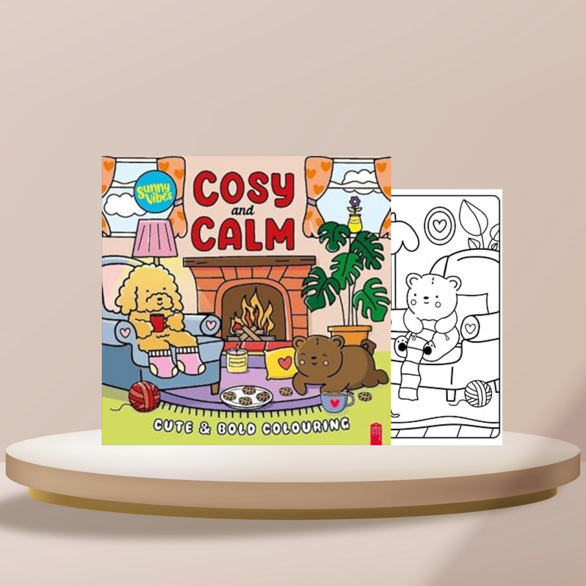 Cosy And Calm Colouring Book