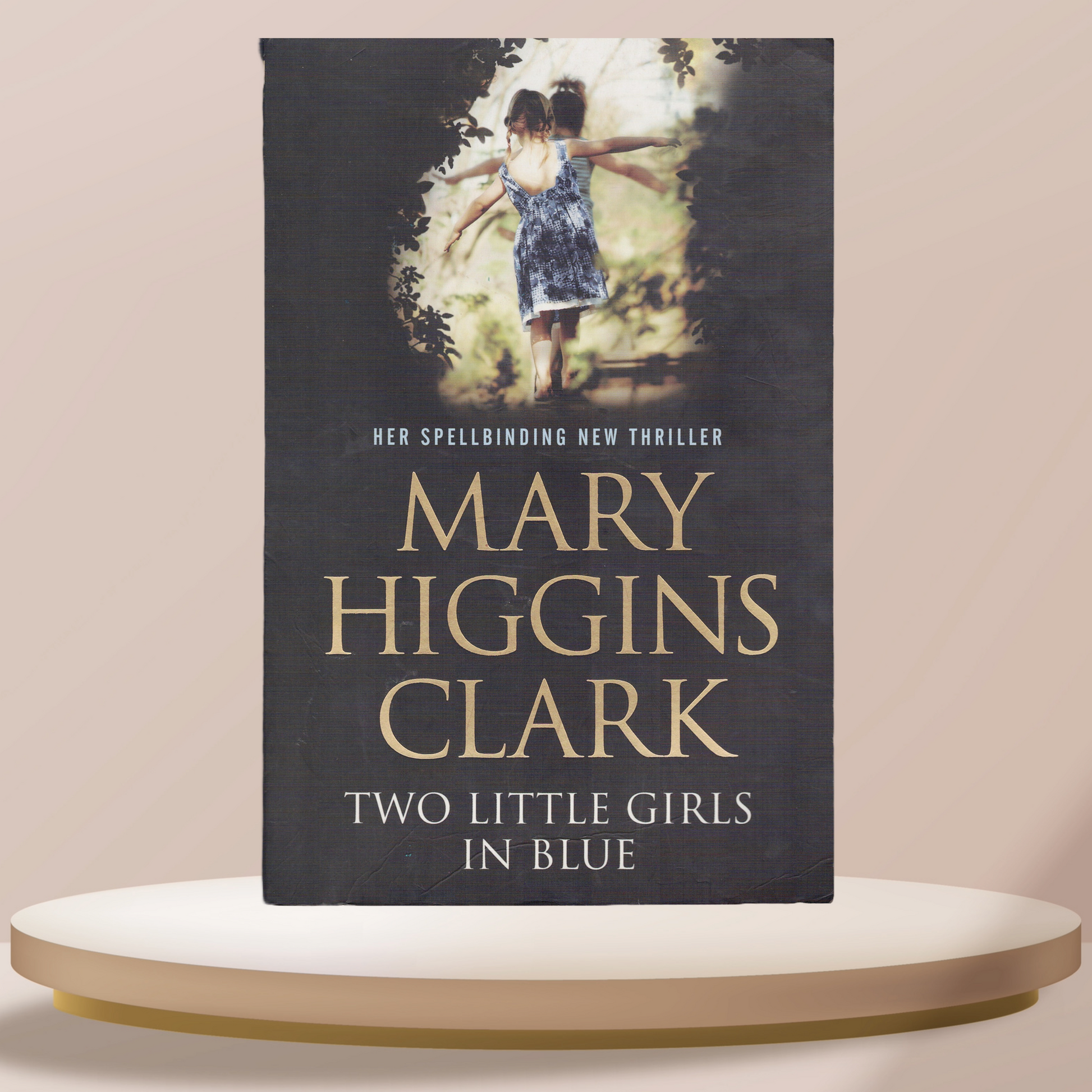Two Little Girls In Blue