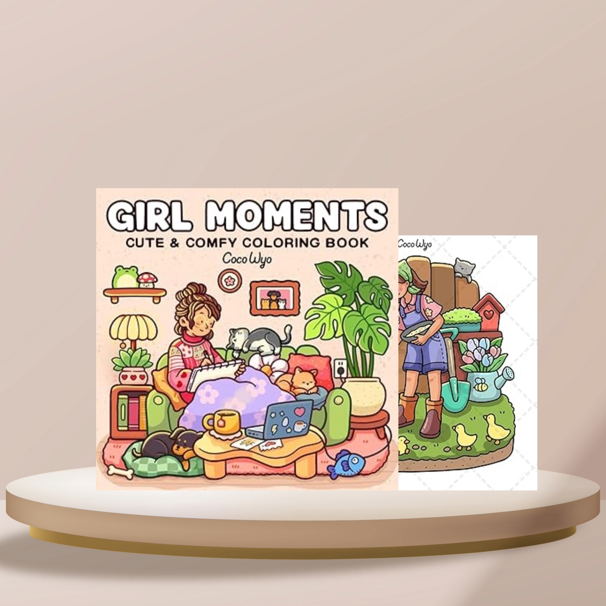 Girl Moments Colouring Book