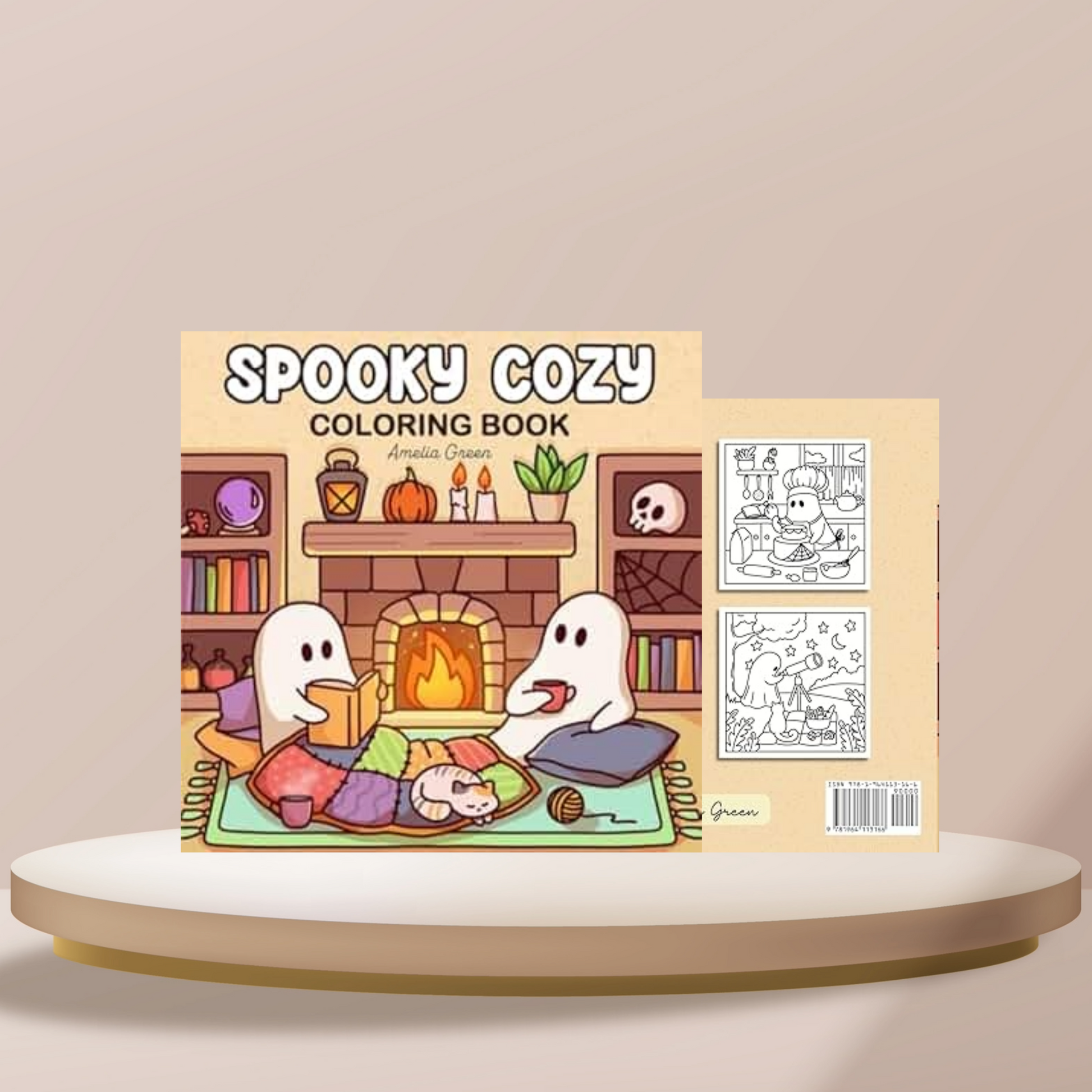 Spooky Cozy Colouring Book