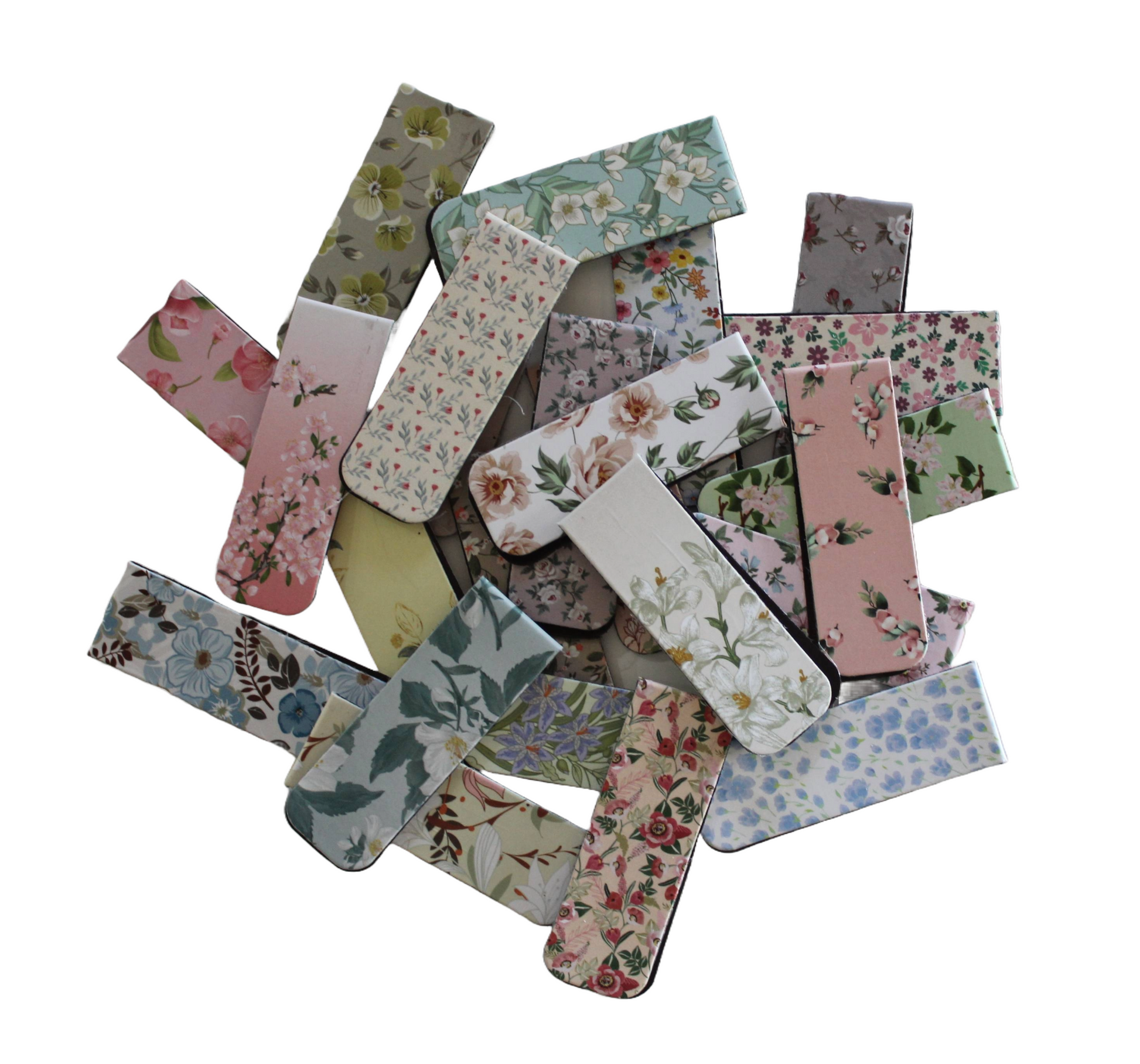 Floral Magnetic Bookmark - 2 Pack