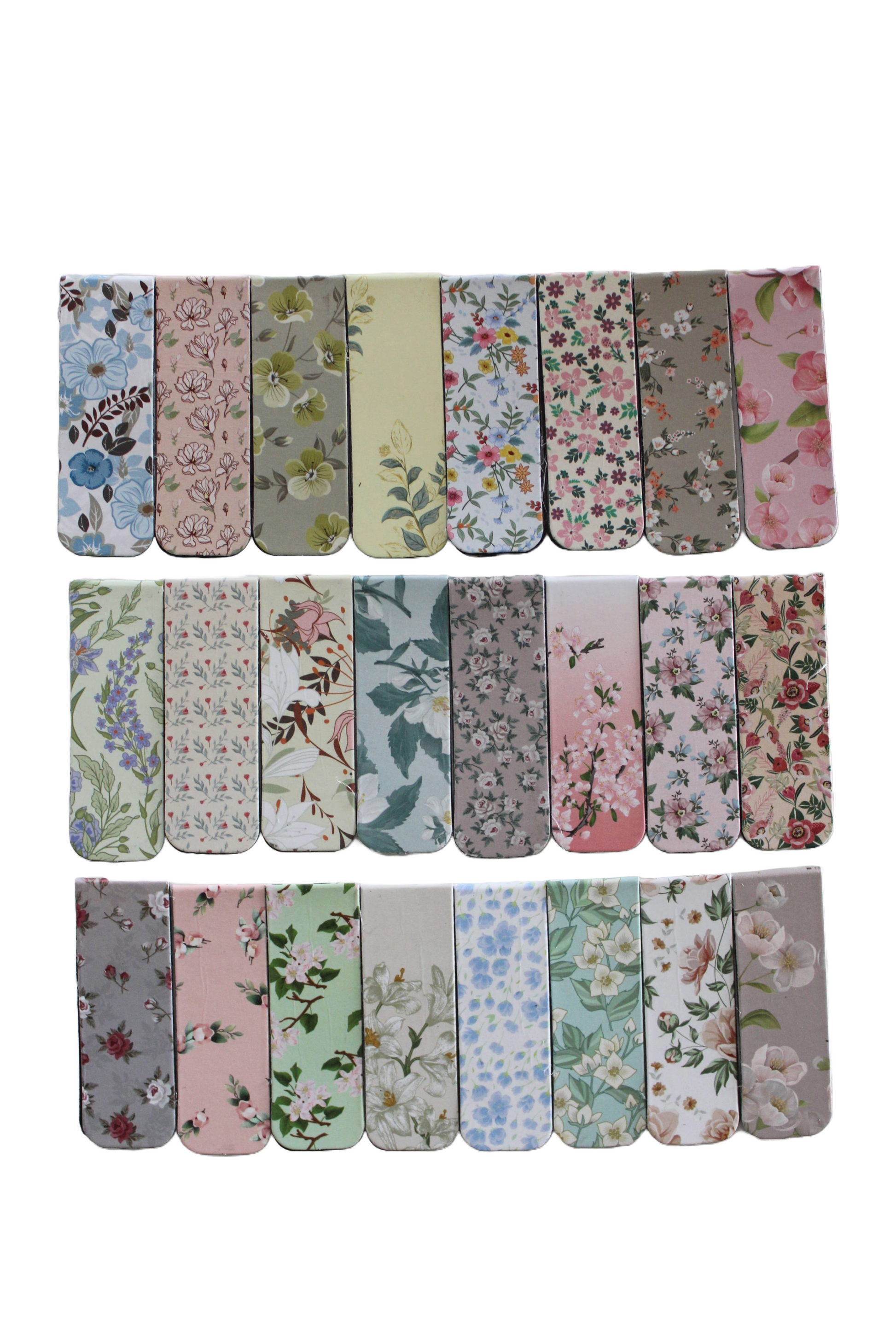 Floral Magnetic Bookmark - 2 Pack