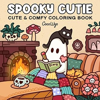 Spooky Cutie Colouring Book