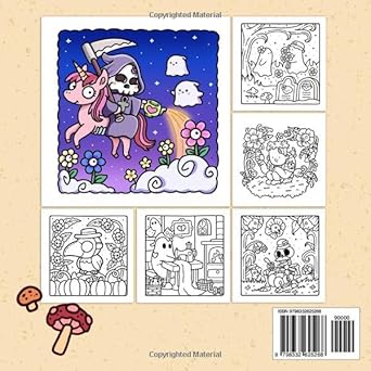 Spooky Cutie Colouring Book