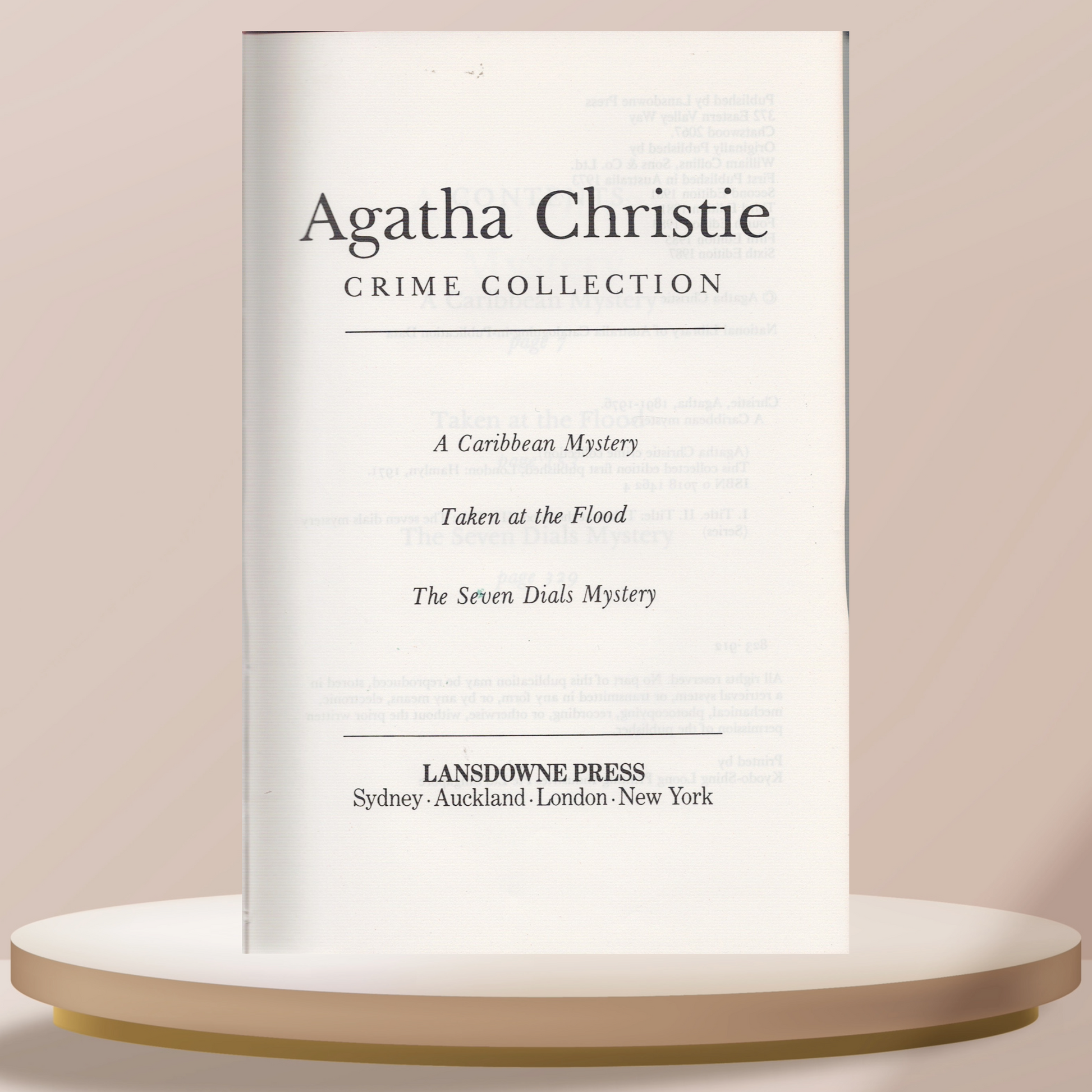 Agatha Christie Crime Collection 3 In 1 (A Caribbean Mystery & More)