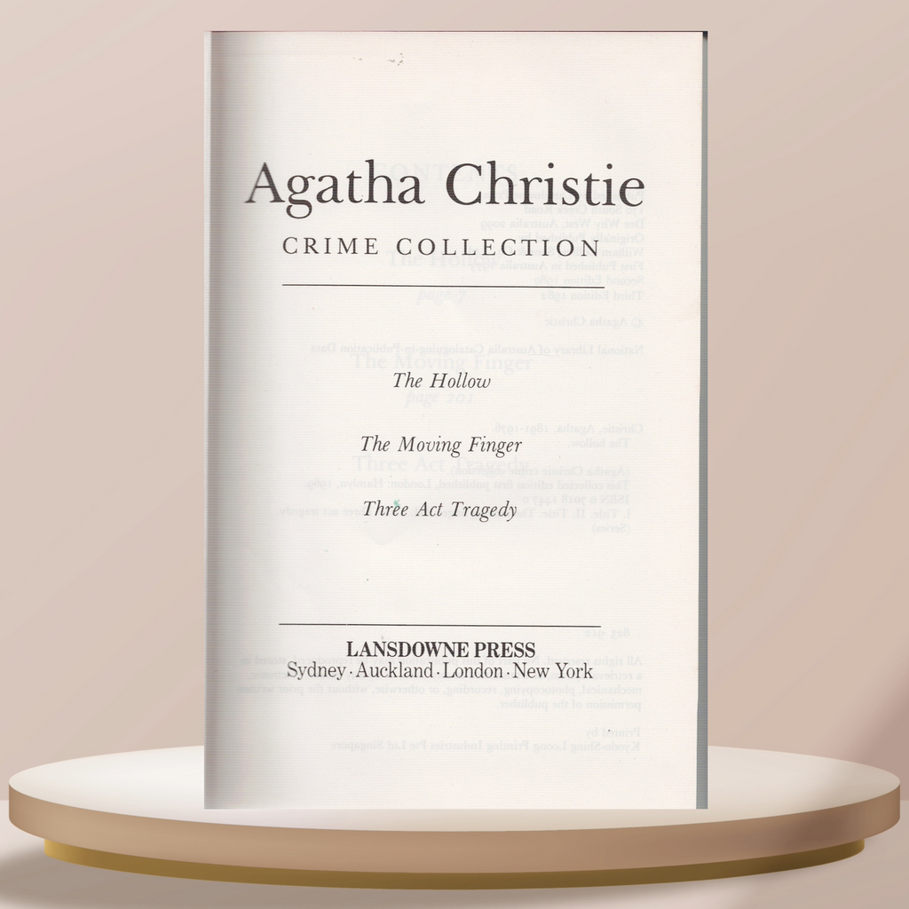 Agatha Christie Crime Collection 3 In 1 (The Hollow & More)